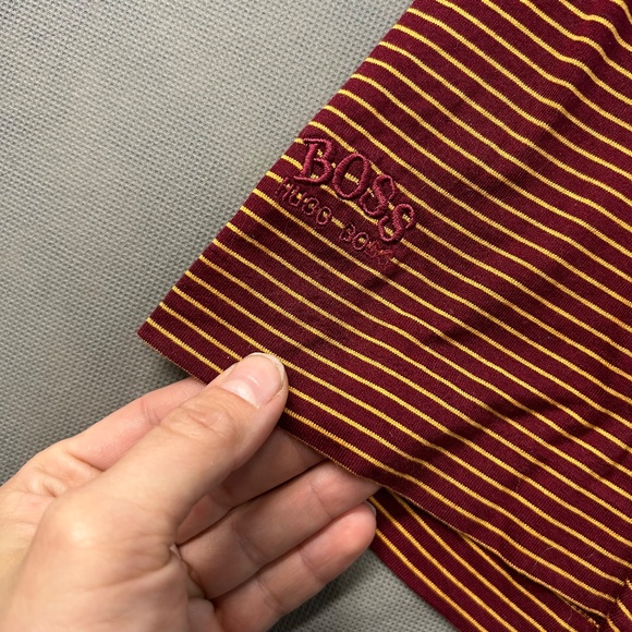 Hugo Boss Modern Fit Mens 100% Cotton Short Sleeve Polo Shirt Size XL Multicolor - Picture 3 of 7